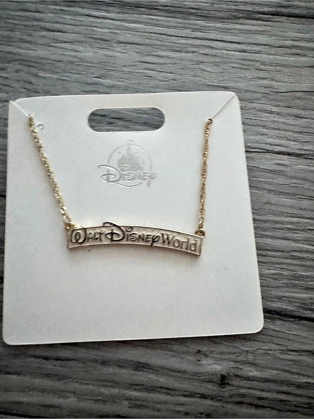 Disney Walt Disney World Marquee Necklace Pendant